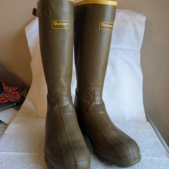 LaCrosse Grange Rubber Boots for Men Size 10 Heavy Duty Insulated Foot main image 9